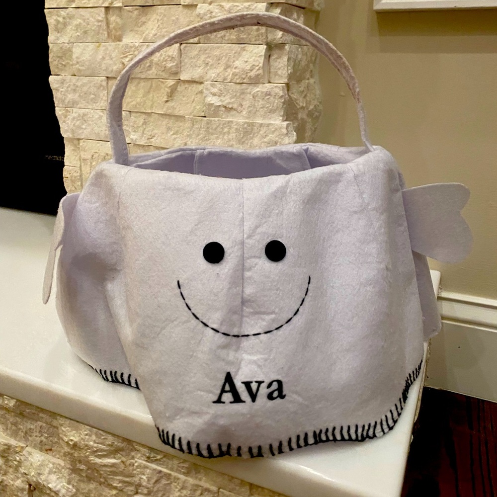Pottery barn kids trick or treat bag ghost "Ava"